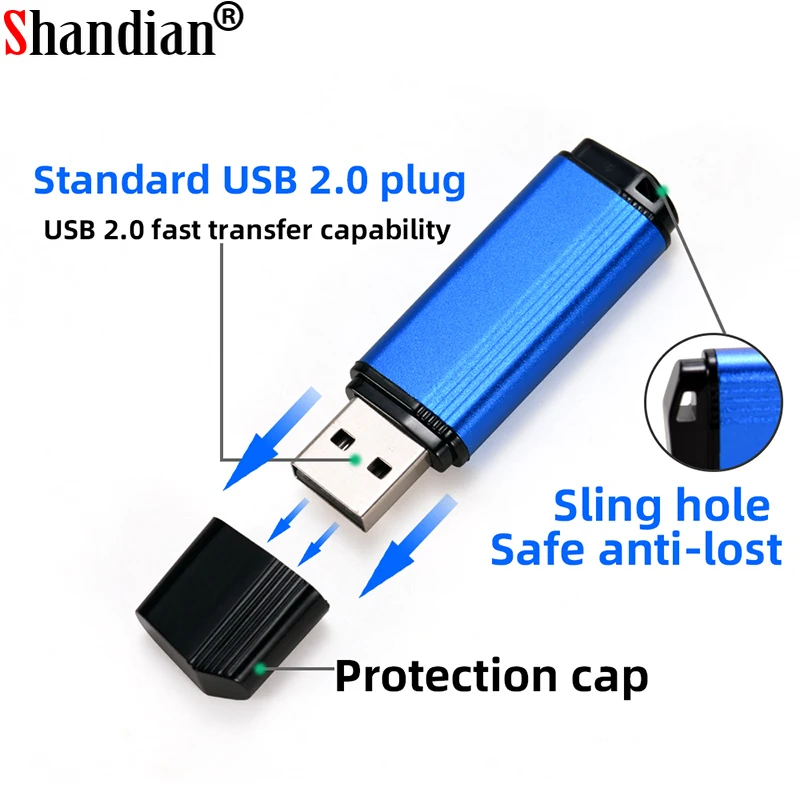 SHANDIAN האחרונה סגנון כונן פלאש Pendrive 4GB 8GB 16GB 32GB 64GB כונן הבזק מסוג USB מתאים למכשירי אנדרואיד טבליות, מחשבים ניידים . ' - ' . 0