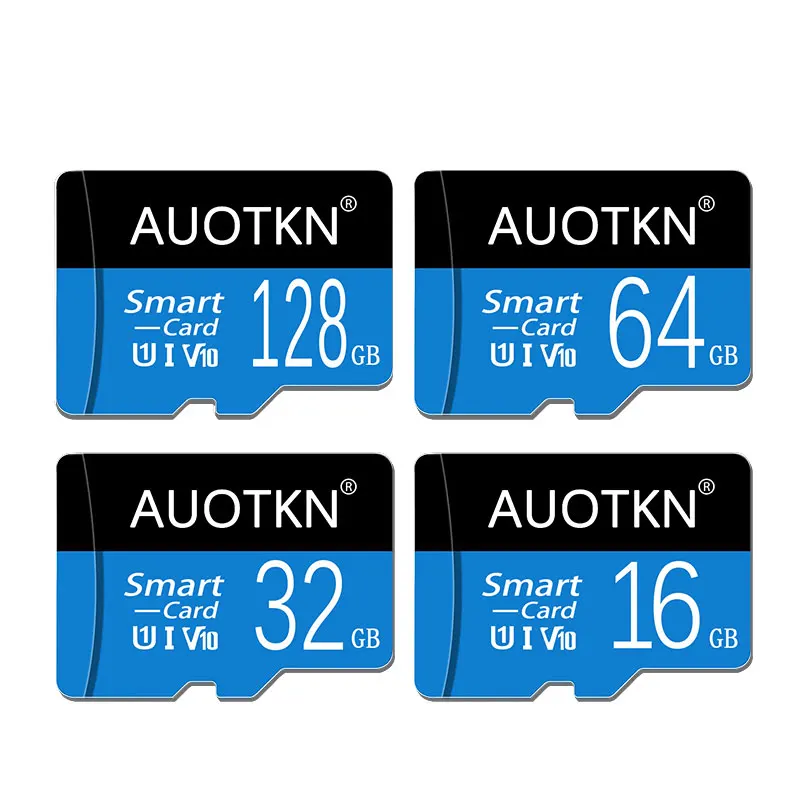 AuoTKN מוכרים היטב Micro sd 16GB 32GB 64GB 128GB Class10 cartao de memoria 256GB פלאש SD TF כרטיס 512gb כרטיס זיכרון לטלפון . ' - ' . 0