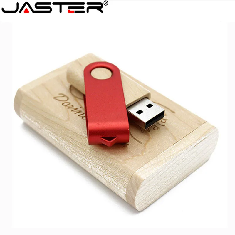 ג ' סטר אוניברסלי USB2.0 עץ הפוך תיבת מתכת הפוך w063 צבע רב כונן USB אוהב את כונן ההבזק מסוג USB מתנה קטנה 16GB 32GB . ' - ' . 0