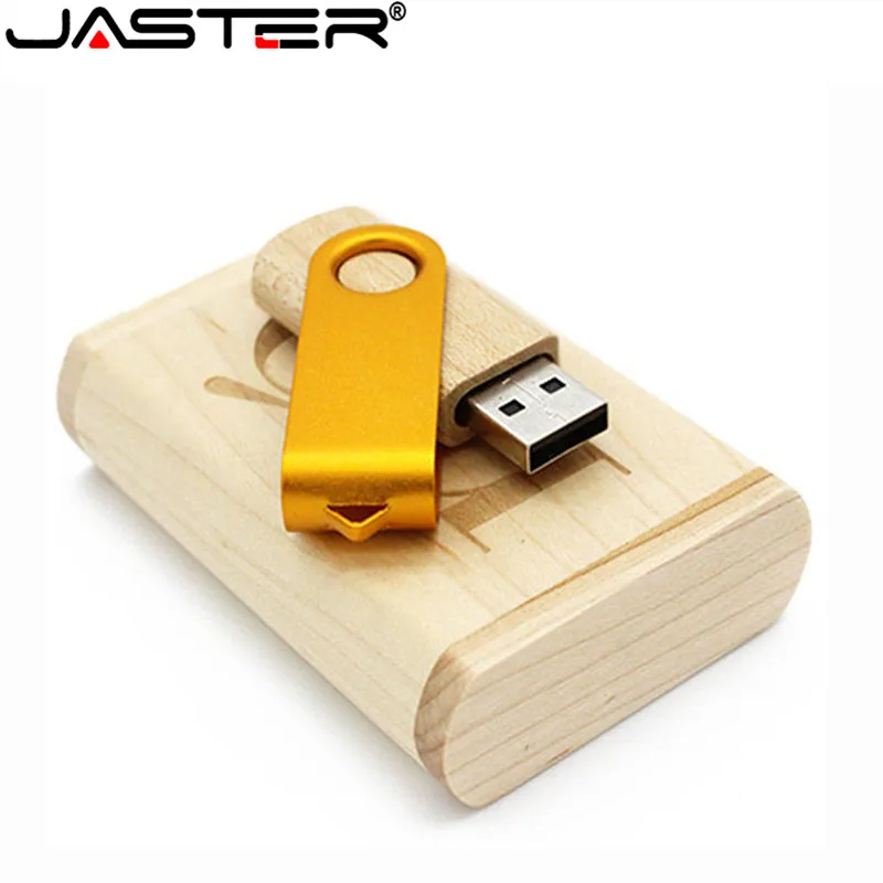 ג ' סטר אוניברסלי USB2.0 עץ הפוך תיבת מתכת הפוך w063 צבע רב כונן USB אוהב את כונן ההבזק מסוג USB מתנה קטנה 16GB 32GB . ' - ' . 1