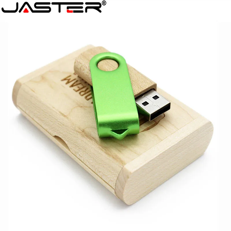 ג ' סטר אוניברסלי USB2.0 עץ הפוך תיבת מתכת הפוך w063 צבע רב כונן USB אוהב את כונן ההבזק מסוג USB מתנה קטנה 16GB 32GB . ' - ' . 4