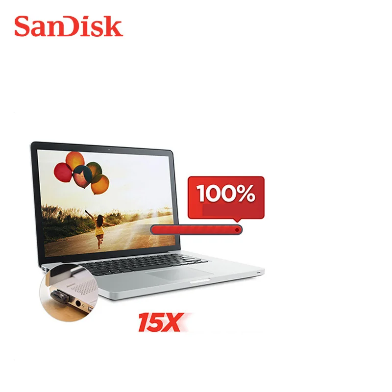 SanDisk CZ430 USB Flash Drive 16GB 32GB כונן עט 64GB 128GB USB 3.1 מיני Pendrive 130 MB/S USB . ' - ' . 4