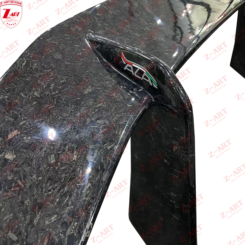 Z-מופע אמנות סיבי פחמן אחורי כנף עבור למבורגיני Huracan סיבי פחמן הזנב כנף + סיפון המכסה על LP610 LP580 Huracan EVO . ' - ' . 5