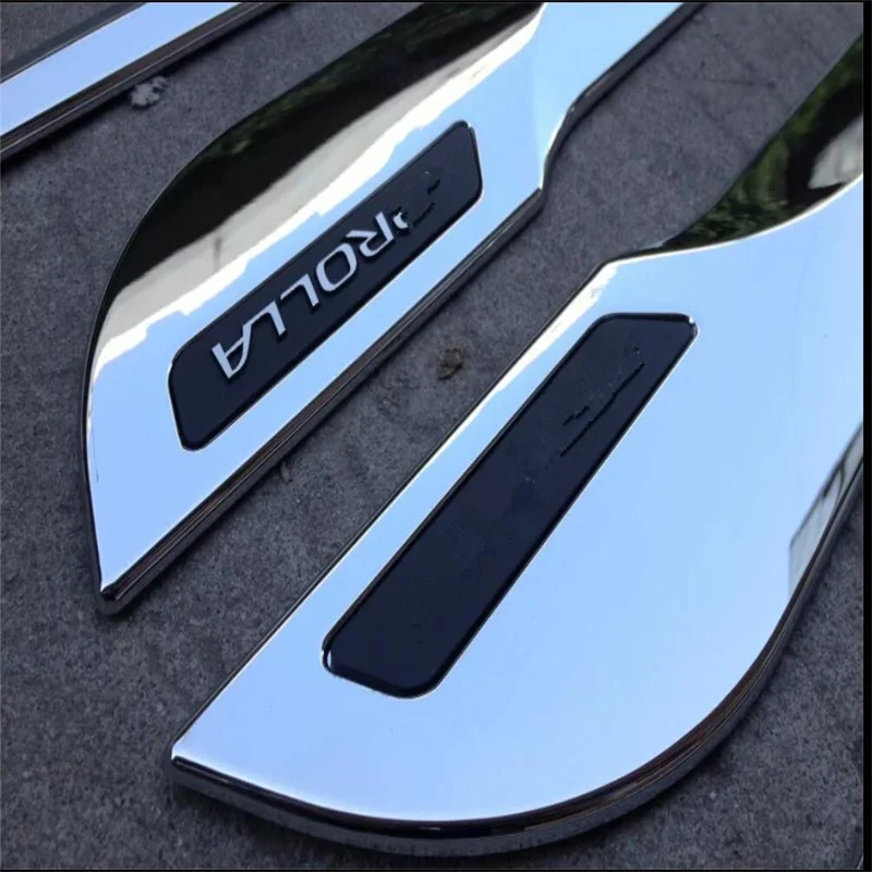 עבור טויוטה קורולה 2014-2018 ABS Chrome בצד הדלת הגוף דפוס דפוס לקצץ אביזרים . ' - ' . 2