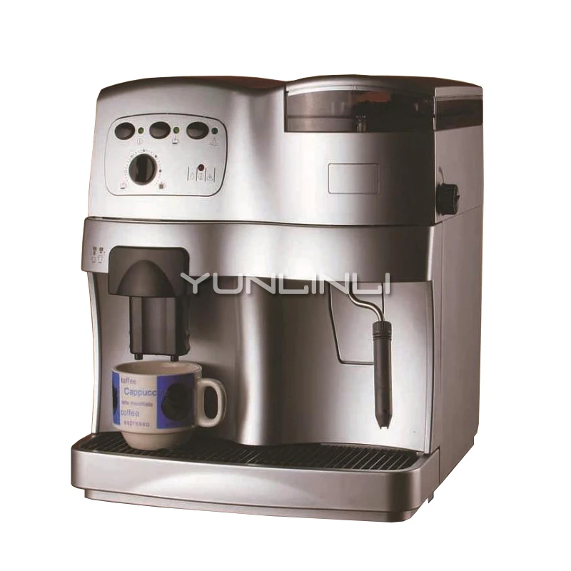 220V 1100W מלאה-קפה אוטומטית Machcine מסחרי/ביתי מכונת קפה מקציף חלב שעועית שחיקה טרי מכונת קפה . ' - ' . 0