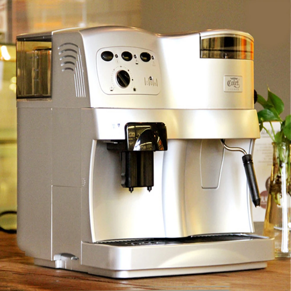 220V 1100W מלאה-קפה אוטומטית Machcine מסחרי/ביתי מכונת קפה מקציף חלב שעועית שחיקה טרי מכונת קפה . ' - ' . 4