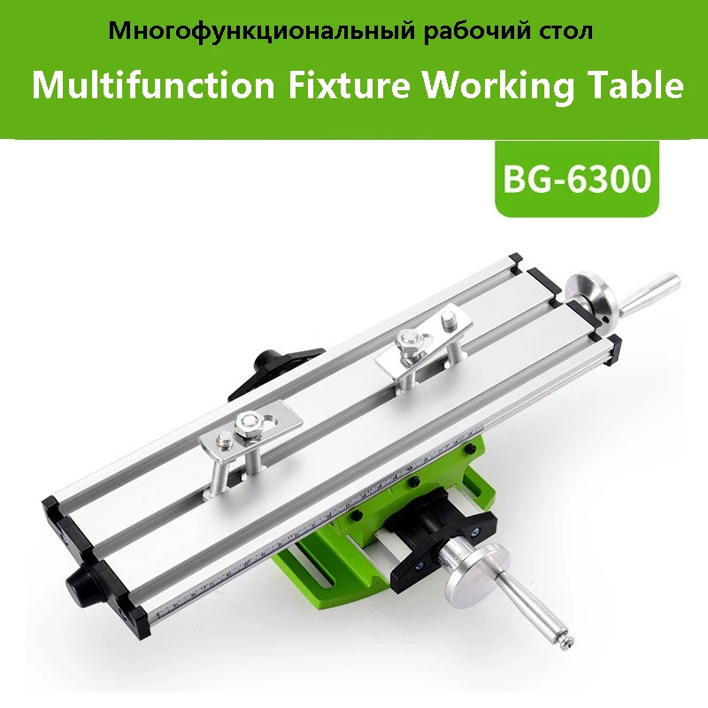 ב. ג.-6300 מיני דיוק מכונת כרסום שולחן עבודה משולבת תרגיל הצבת מתקן שולחן עבודה הספסל תרגיל השולחן קרוס תמיכה . ' - ' . 0