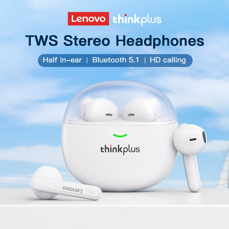 Lenovo LP1 Pro TWS אוזניות אלחוטיות Bluetooth אוזניות עמיד למים ספורט אוזניות הפחתת רעש אוזניות עם מיקרופון . ' - ' . 1