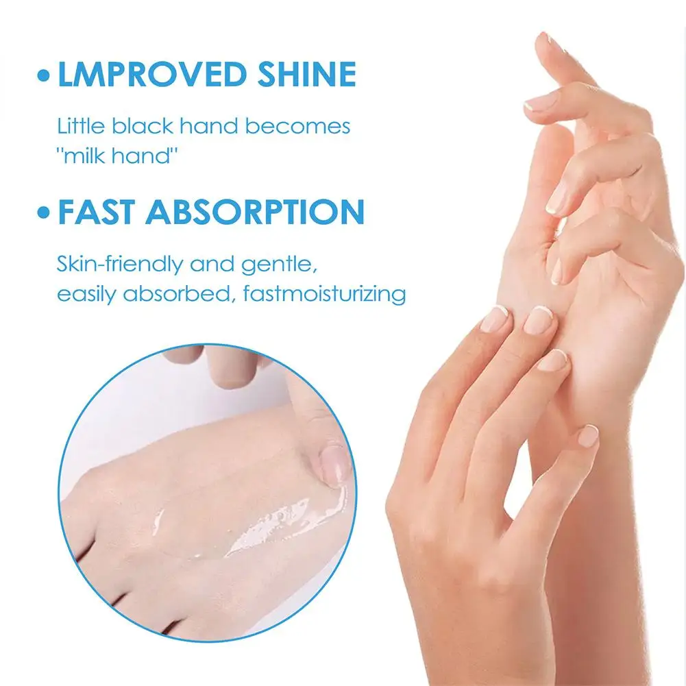1 יח לחות היד סרום קרמים חומצה היאלורונית לעור הלבנת היד חידוש אכפת לי יד אנטי-יובש תיקון קרם J5G9 . ' - ' . 5