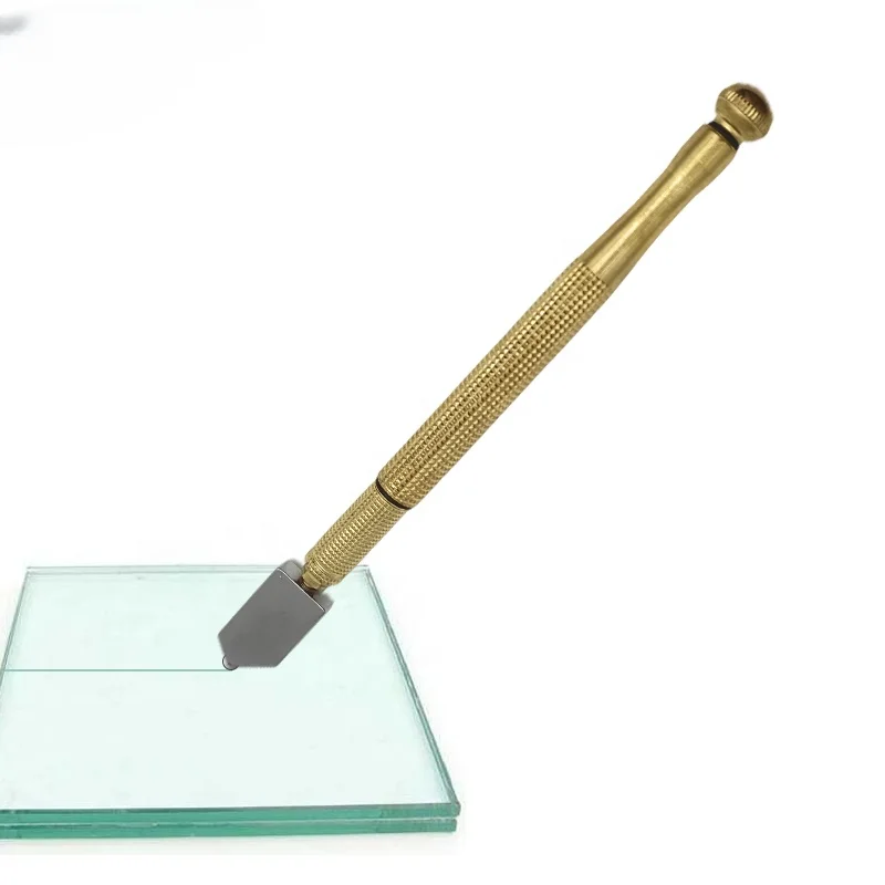 חלון מלאכה מקצועי אריחי זכוכית חותך יד כלי 130mm יהלום הטה זכוכית סכין כלים נייד . ' - ' . 3