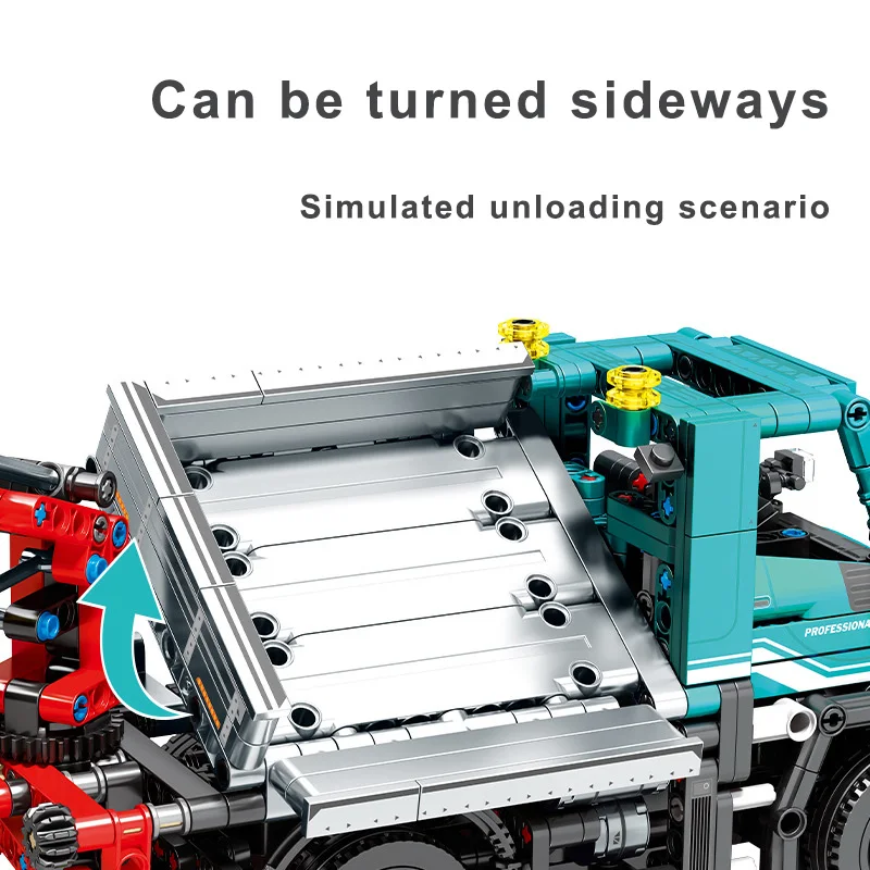 910Pcs MOC רחובות מכני חוות הנדסה דגם המכונית אבני בניין עיר Unimog משאית דמויות לבנים צעצועי ילדים למבוגרים מתנה . ' - ' . 2