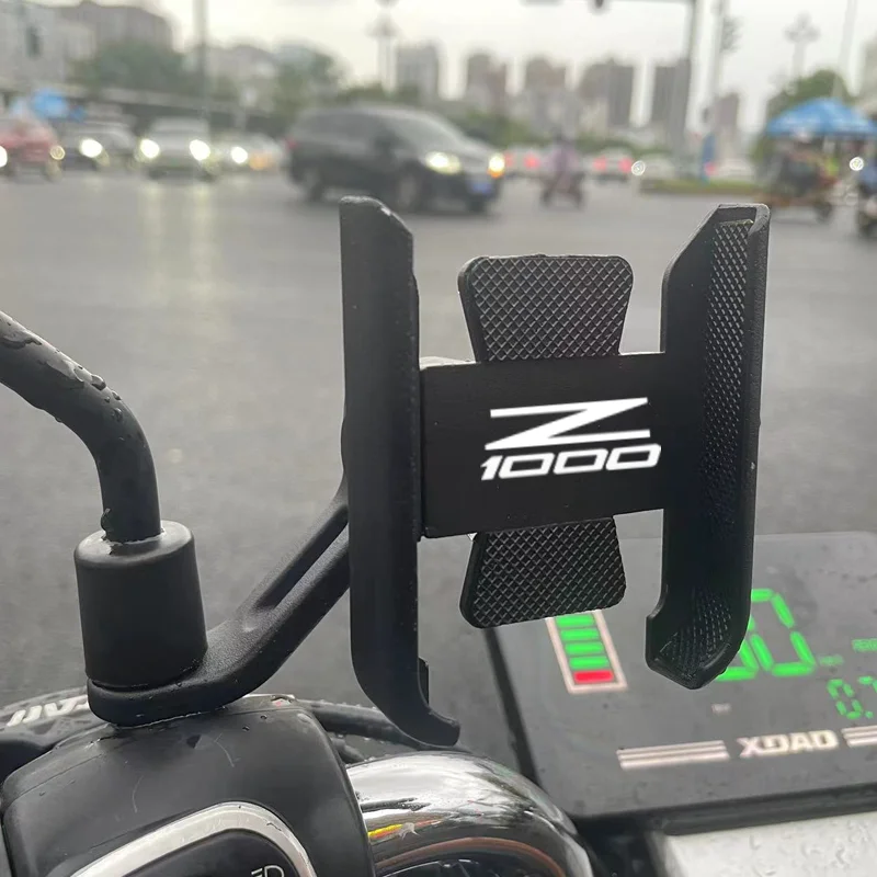על קאוואסאקי Z1000 Z1000SX Z1000/SX 2019 2020 2021 2022 אופנוע טלפון נייד בעל GPS Navigator המראה תושבת הכידון . ' - ' . 4