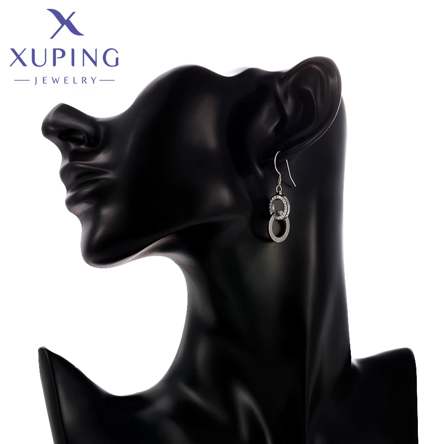 Xuping תכשיטים נירוסטה סגנון זרוק עגיל לנשים מתנת יום הולדת T000701084 . ' - ' . 5