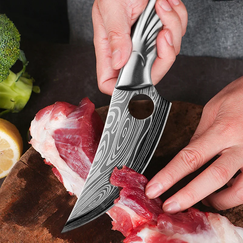 דמשק נירוסטה סכין קצבים בשר פירות דופק דיג, ציד, מחנאות במטבח סכין שף עוף עצם מספריים . ' - ' . 2