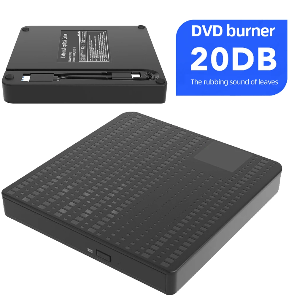 כונן חיצוני USB 3.0&Type-C צורב DVD משולב כרטיס סופר מקליט CD/DVD/VCD שחקן כוננים אופטיים, כונן DVD ROM עבור מחשב נייד . ' - ' . 0
