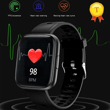 1.69 אינץ מסך גדול, צבע שעון חכם גברים אישה מגע מלא קצב הלב, לחץ הדם חכם שעון Smartwatch עבור ios אנדרואיד