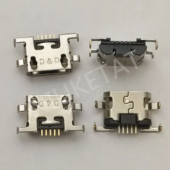 10-100pcs מיקרו USB מיני ג ' ק שקע הטעינה 5pin מחבר עבור ZTE V815W עבור lenovo A798T A590 A808 A706T A670T S890 S820 S880