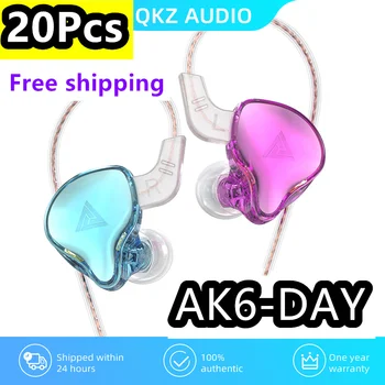 10/20Pcs QKZ AK6-היום המקורי HiFi ספורט אוזניות עבור VIP הסיטוניים מוסיקה אוזניות עם תיבת השוק מיקרופון אוזניות ספורט