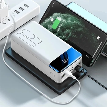 100000mAh בנק כוח נייד טעינה מהירה PowerBank USB 3 PoverBank מטען סוללה חיצוני עבור טלפונים ניידים, Tablet
