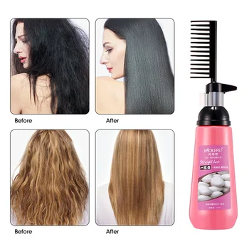 150ml בקלות באמצעות החלקה שיער מיישר מזין שיער קרם אישה Haircare מרפה קרם כלי עיצוב השיער