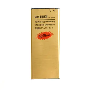 1x 4500mAh EB-BN910BBE החלפת Li-ion זהב סוללה עבור סמסונג גלקסי IV 4 N910F N910H N910S N910U N910L N910C