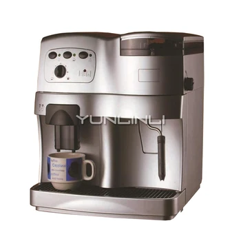 220V 1100W מלאה-קפה אוטומטית Machcine מסחרי/ביתי מכונת קפה מקציף חלב שעועית שחיקה טרי מכונת קפה