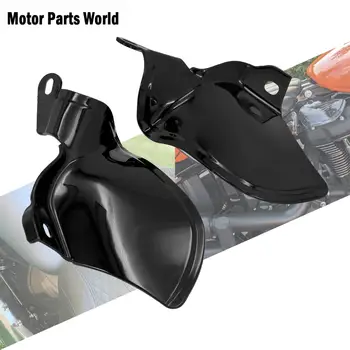 2xMotorcycle ABS אוכף מגן חום אויר העלה מגינים שחור על הארלי Softail סלים הפריצה שמן רחוב בוב FLSL FXBB 18-2021