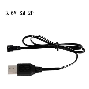 3.6 V 2P ma עד 250 ma SM 2p תקע מטען USB עם Led תשלום מחוון המנורה על NiMH NiCD RC המכונית הרובוט צעצועים Pack עמיד