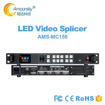 4K LED החדרת מעבד MC158 קיר וידאו בקר P4 LED פנל ארון לעבוד עם Linsn TS802D שליחת כרטיס