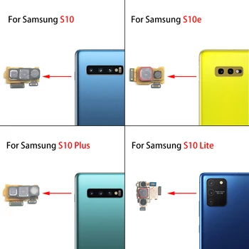 5pcs עבור Samsung S10e S10 לייט S9 בנוסף G960F G960U G965F G965U G770F המקורי חזיתית מול המצלמה גדול הגב האחורי של המצלמה הראשית