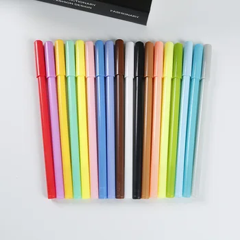 90Pcs ריק בעט פגז 9 צבעים פלסטיק רך דבק ניטרלי מחזיק עט ריק בעט פגז בלי מילויים לעטים אביזרים