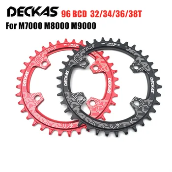 Deckas 96bcd Chainring MTB אופני הרים אופניים שרשרת טבעת 32T 34T 36T 38T הכתר שן צלחת חלקים M7000 M8000 M4100 M5100