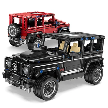 DIY RC רכב אבני הבניין 2.4 G לתכנות מכונית צעצוע, מכונית מירוץ מחוץ לכביש רכב לבנים צעצועים לילדים ילדים למבוגרים רחובות מתנה
