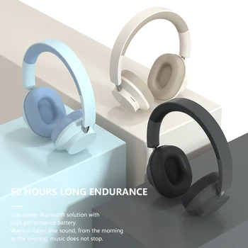DR80 אוזניות אלחוטיות Bluetooth אוזניות 5.3 HiFi נשמע מתקפל אוזניות ספורט אוזניות המשחק מתקשר Fone Bluetooth אוזניות.