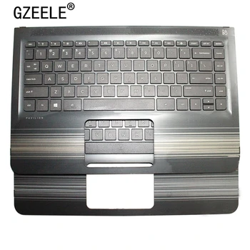 GZEELE 98%חדש עבור HP Pavilion X360 13-u מקלדת דקל השאר