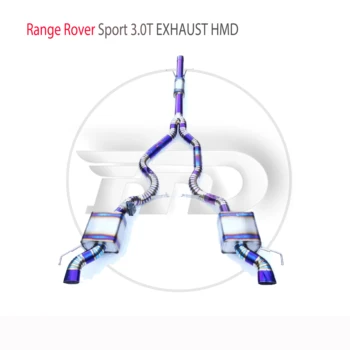 HMD סגסוגת טיטניום מערכת פליטה מתאימה רובר ספורט 3.0 T אוטומטי שינוי אלקטרוני שסתום צינור Catback