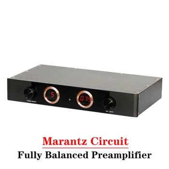 Marantz מעגל לגמרי מאוזן Preamplifier עם שליטה מרחוק תמיכה RCA מאוזנת XLR קלט ופלט נמוך עיוות HIFI
