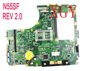 N55SF לוח האם REV2.0. עבור ASUS N55S N55SL מחשב נייד לוח אם N55SF Mainboard 100% מבחן בסדר