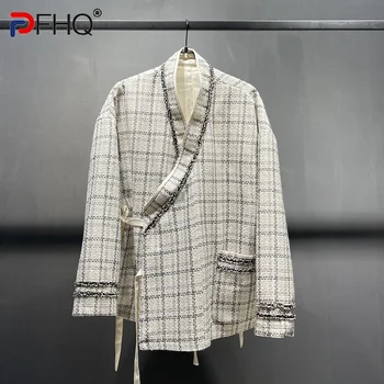 PFHQ בלייזר עיצוב צבעוני Wornout שחבור של הגברים ז ' קט מקורי באיכות גבוהה אלגנטי זכר מעיל בגדי משלוח חינם סתיו חליפה