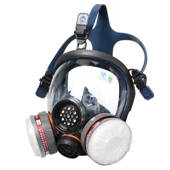 S100X-3 מסכת גז מלאה לחפות מעבדה פחמן חד-חמצני ציירים לצייר אנטי-פורמלדהיד מסכת פנים מלאה.