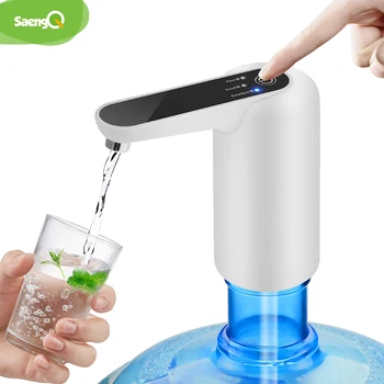 saengQ בקבוק מים משאבת מים חשמלית דיספנסר משאבה USB לטעינה אוטומטי משאבת מים מתג אוטומטי מתקן שתייה