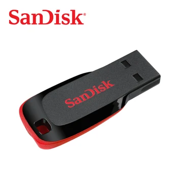 SanDisk 100% מקורי CZ50 הבזק מסוג USB 64gb 128gb usb2.0 הדיסק הבזק מסוג USB pendrive מקל זיכרון 16gb 8gb זיכרון פלסטיק Ustick 32GB