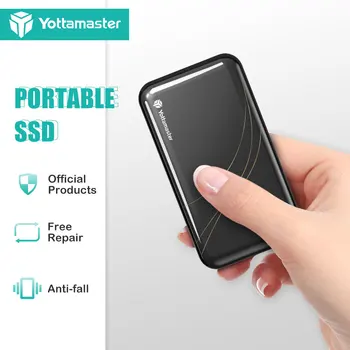 Yottamaster USB3.2 נייד SSD 512GB 1T 2T עד חיצוני כונן הזיכרון המוצק תואם עם פלייסטיישן, מחשב מק-iPad