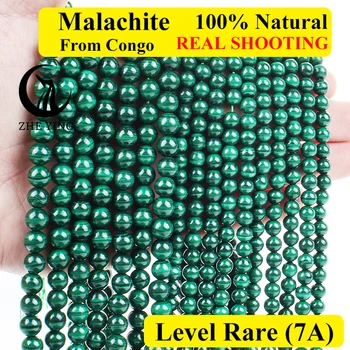 Zhe יינג 100% טבעי מלכיט אבן חרוזים ליצירת תכשיטים ברקת Labradorite חרוזים צמיד שרשרת DIY אביזרים