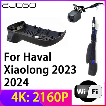 ZJCGO 4K 2160P דאש מצלמת רכב DVR, מצלמה 2 עדשות מקליט Wifi ראיית לילה Haval Xiaolong 2023 2024