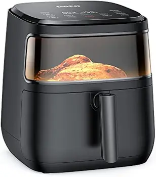 אוויר פרייר Pro מקס, 11-in-1 דיגיטלית אוויר פרייר התנור סיר עם 100 מתכונים, חלון גלוי, תומך Customerizable בישול, 100
