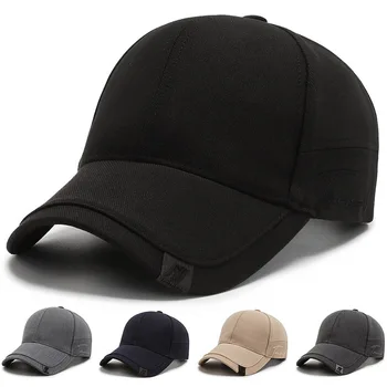 איכות גבוהה מוצק, כובעי בייסבול עבור גברים חיצוני כותנה כובע עצם Gorras Casquette Homme גברים משאית כובעים