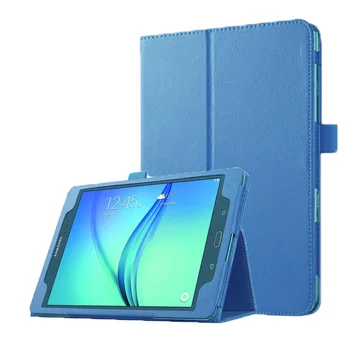 הפוך לעמוד נרתיק עור PU לוח Case For Samsung Galaxy Tab לי T550 T555 SM-T550 P550 P555 9.7 אינץ ' Smart כיסוי מגן Shell