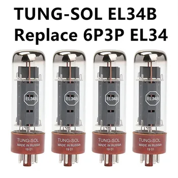 ואקום צינור טונג-סול EL34B להחליף 6P3P EL34 מפעל בדיקת התאמה אמיתית.