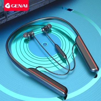 חדש Wireless bluetooth headset מגנטי Neckband אוזניות 3D כבד בס ספורט אוזניות מוסיקה משחקים דיבורית אלחוטית אוזניות.